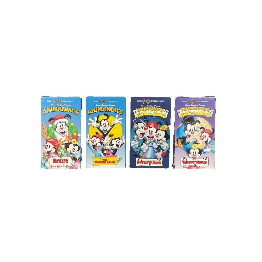 Animaniacs VHS 1994 Spielberg Singalong Yakko's World Warners Escape Holiday (4)